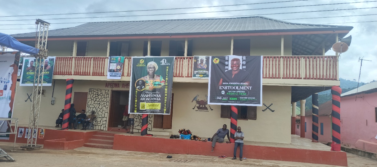 Eleven Sub-Chiefs Enstooled by Akyem Apedwa Traditional Council 