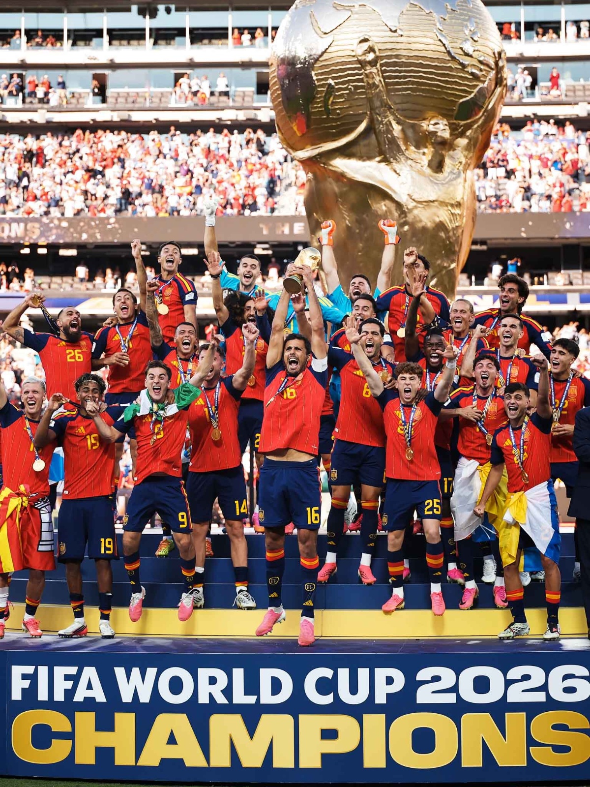 Spain crowned 2026 FIFA World Cup Champions after extra-time victory over Argentina