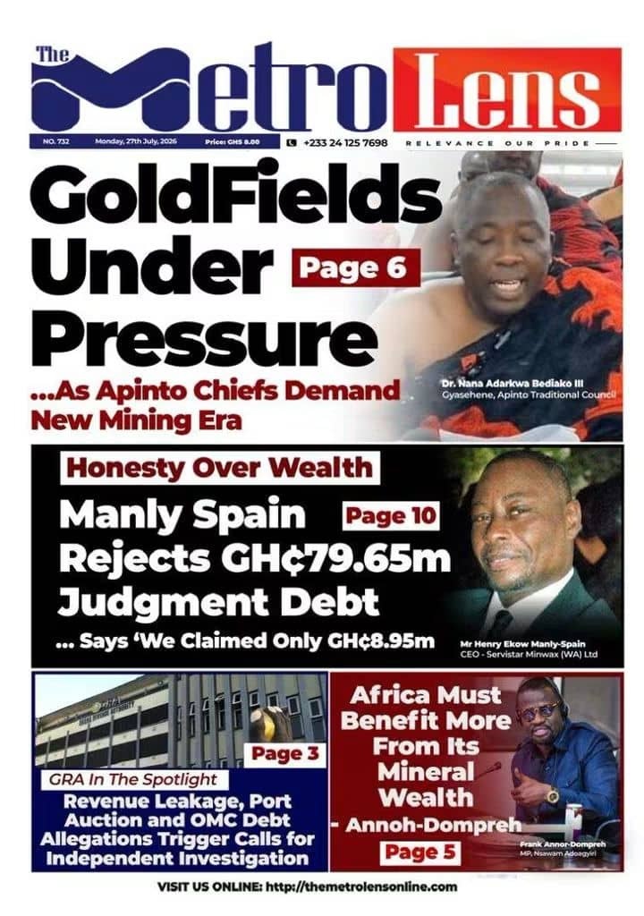 Newspaper Headlines Monday - 27/07/26