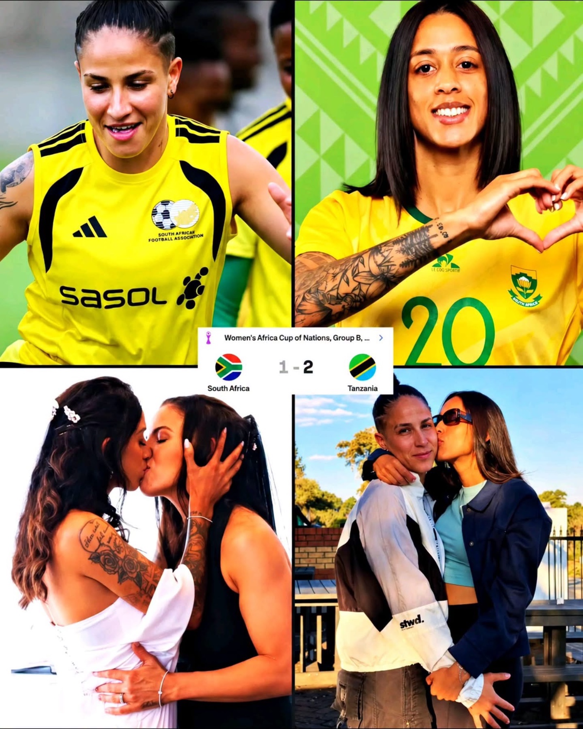 South African Football Couple