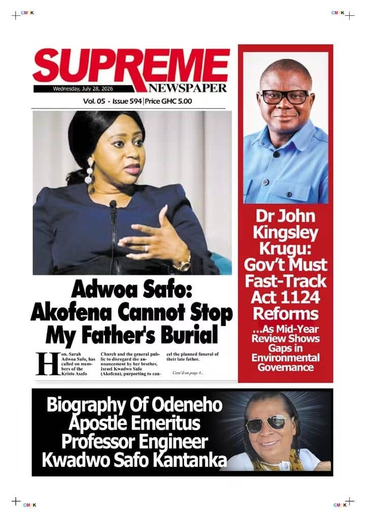 Newspaper Headlines - Wednesday 29/07/26