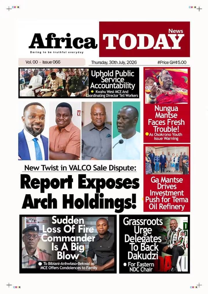 Newspaper Headlines - Thursday, 30/07/26