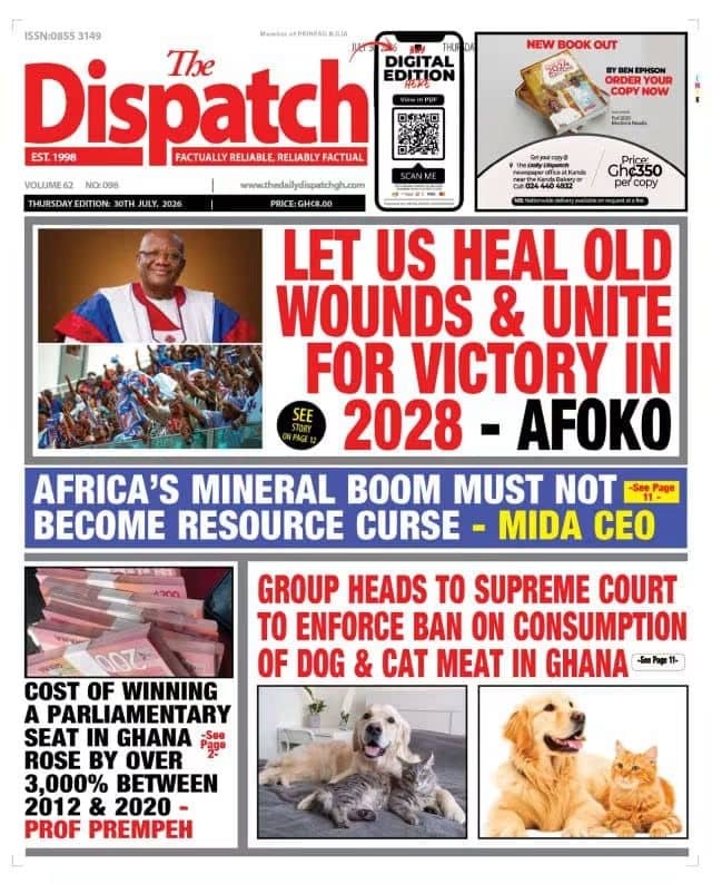 Newspaper Headlines - Thursday, 30/07/26