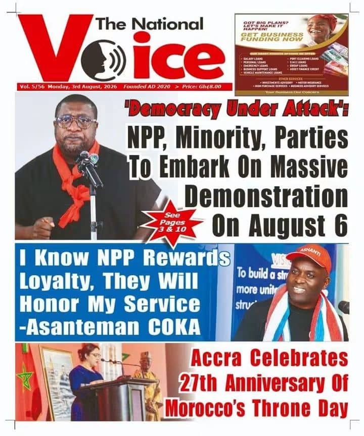 Newspaper Headlines - Monday, 03/08/26