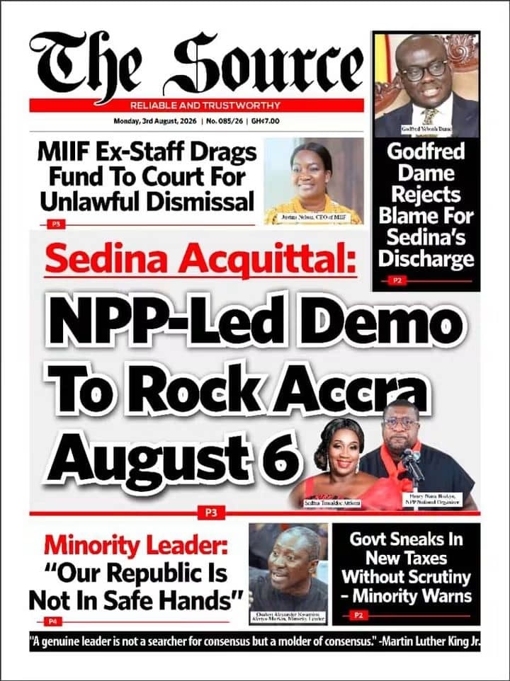 Newspaper Headlines - Monday, 03/08/26