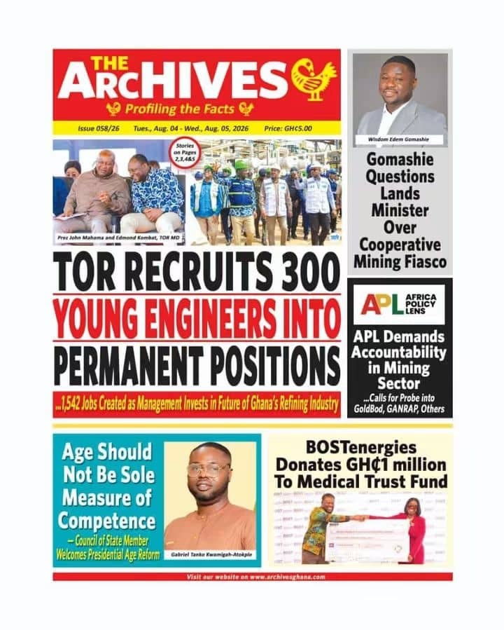 Newspaper Headlines - Tuesday, 04/08/26