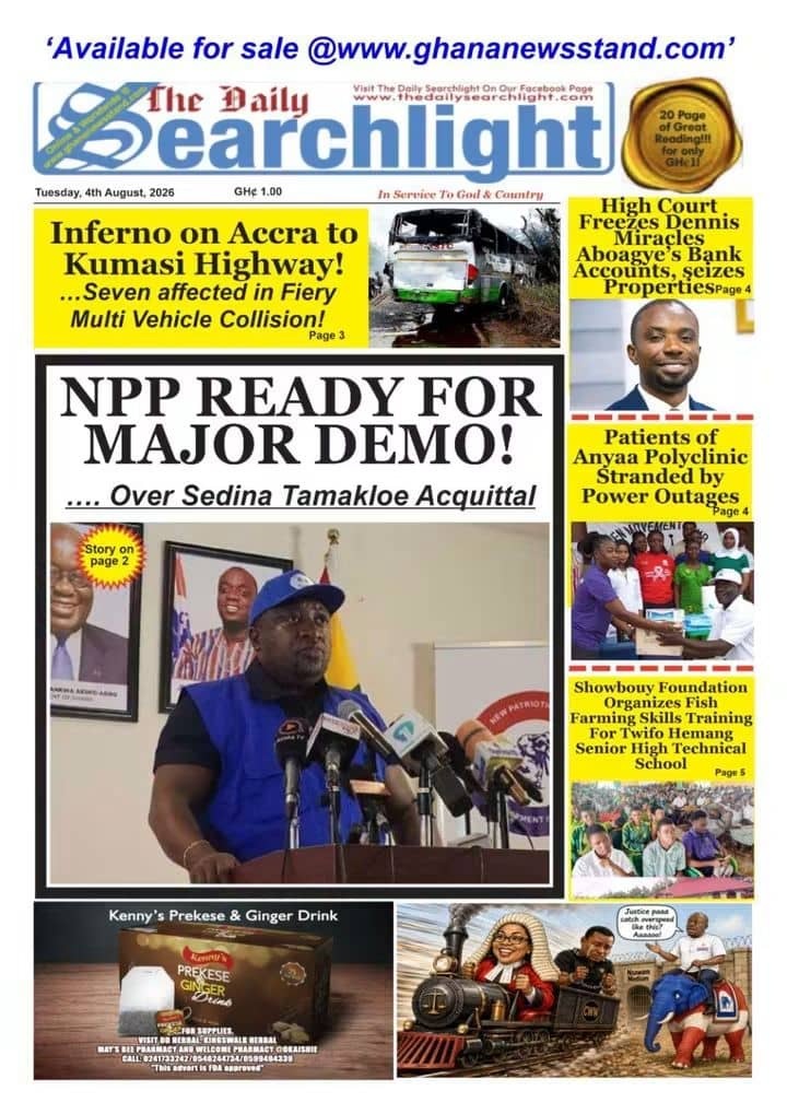 Newspaper Headlines - Tuesday, 04/08/26
