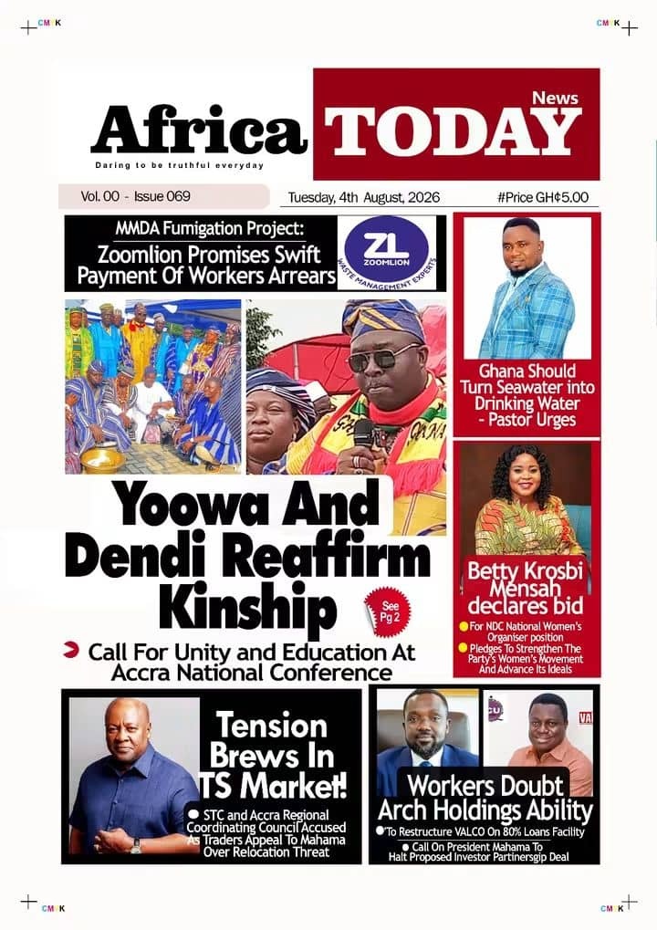 Newspaper Headlines - Tuesday, 04/08/26