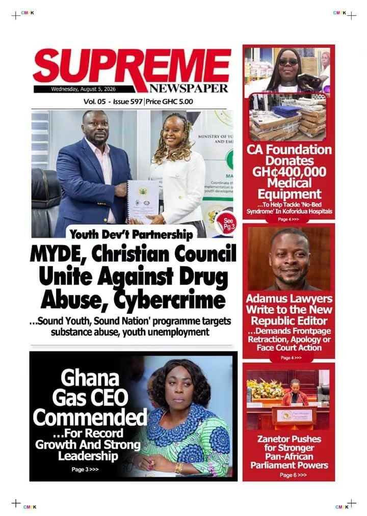 Newspaper Headlines - Wednesday, 05/08/26