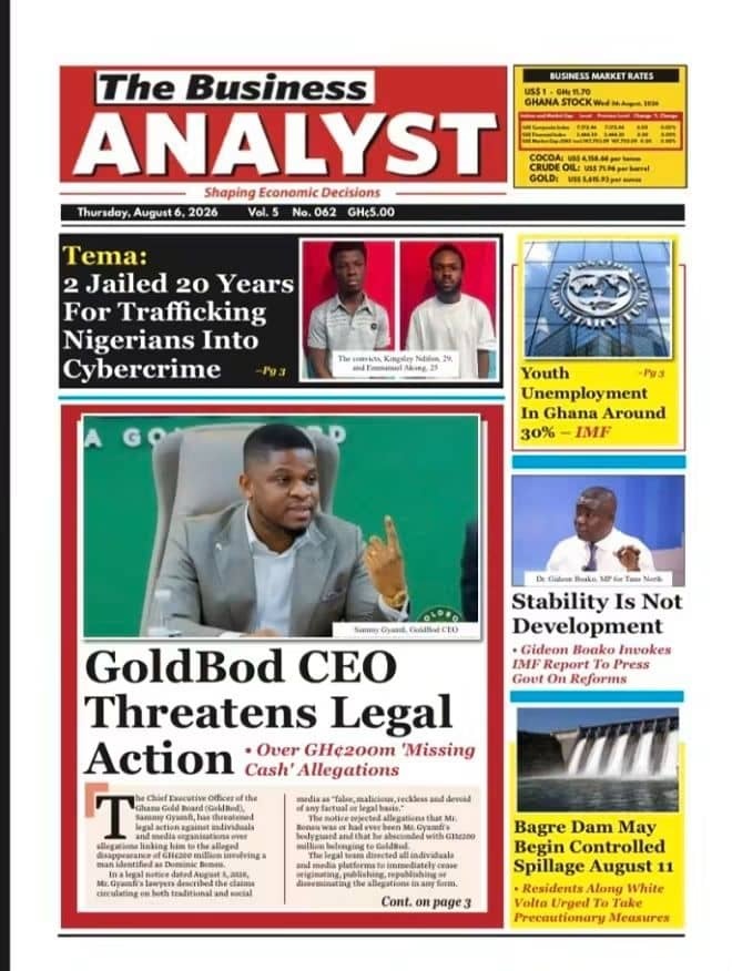 Newspaper Headlines - Thursday, 06/08/26