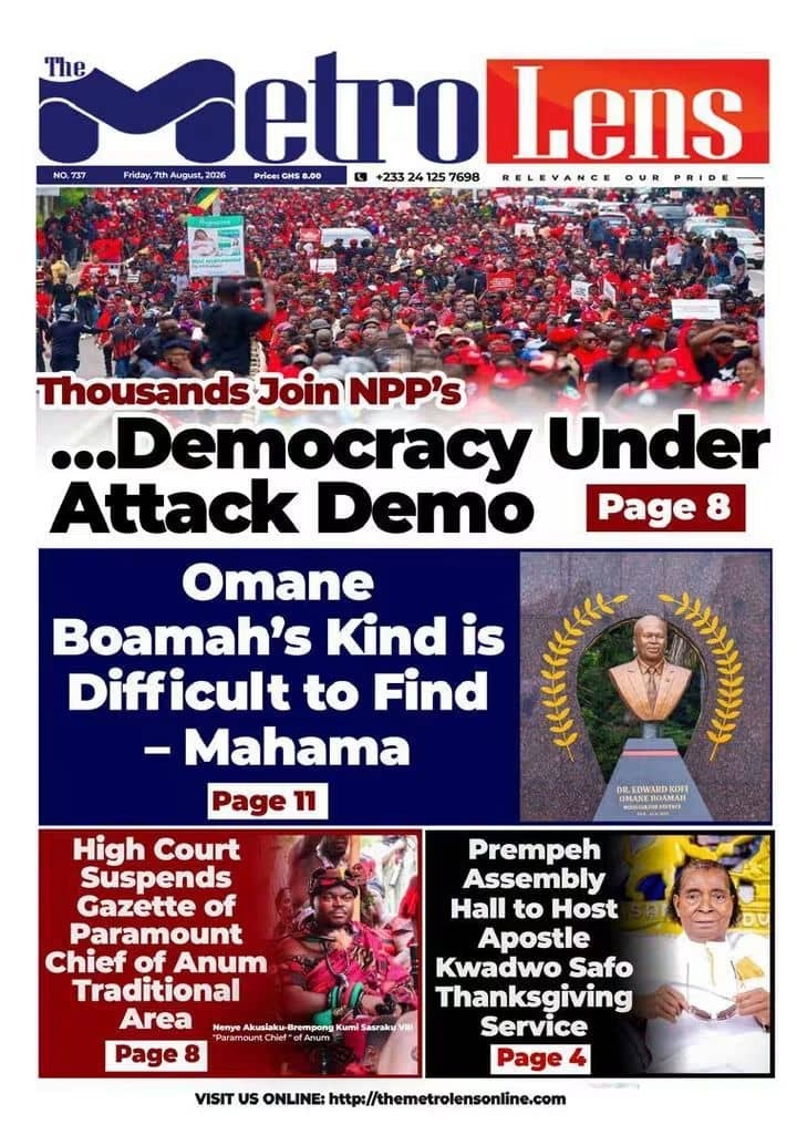 Newspaper Headlines - Friday, 07/08/26