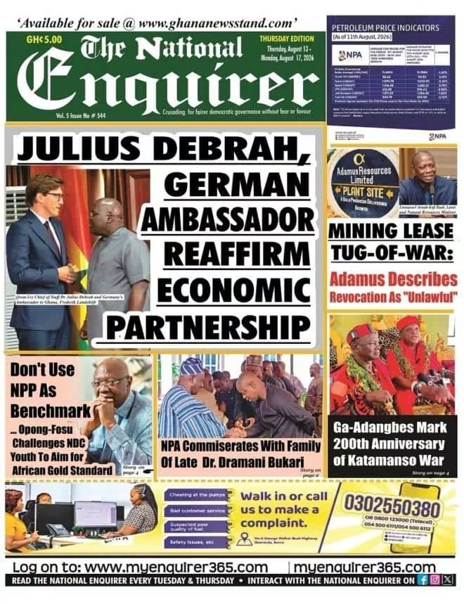 Newspaper Headlines - Thursday, 13/08/26