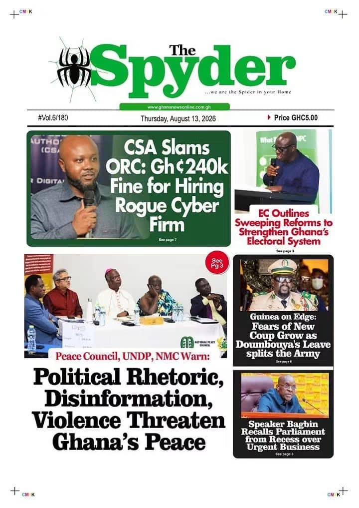 Newspaper Headlines - Thursday, 13/08/26