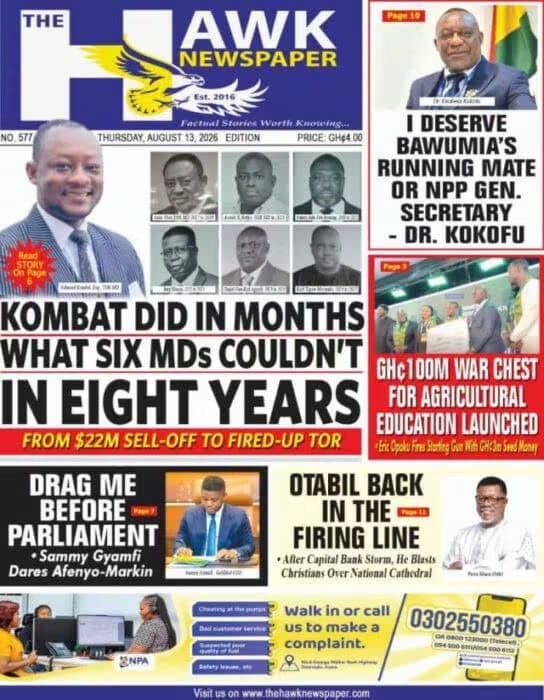 Newspaper Headlines - Thursday, 13/08/26
