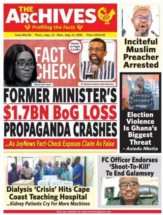 Newspaper Headlines - Thursday, 13/08/26