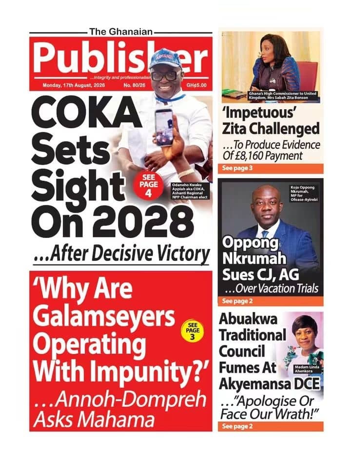 Newspaper Headlines - Monday, 17/08/26