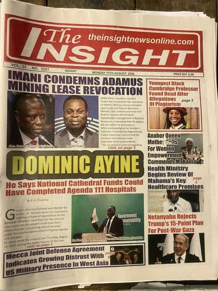 Newspaper Headlines - Monday, 17/08/26