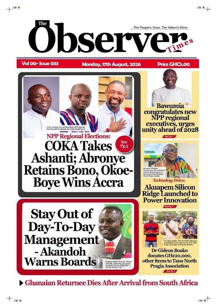 Newspaper Headlines - Monday, 17/08/26