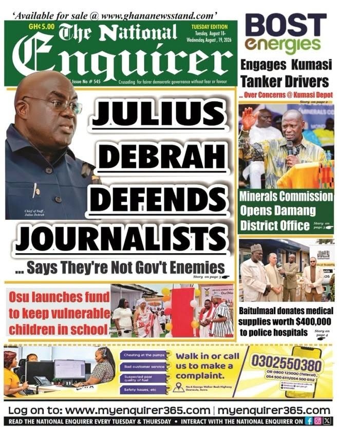 Newspaper Headlines - Tuesday, 18/08/26