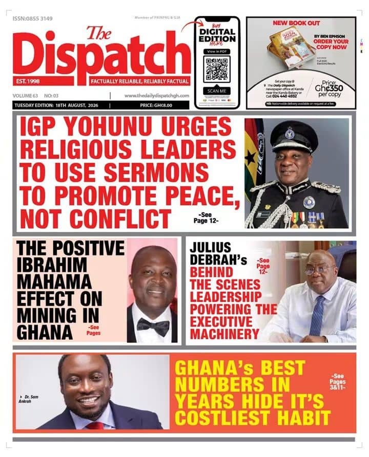 Newspaper Headlines - Tuesday, 18/08/26