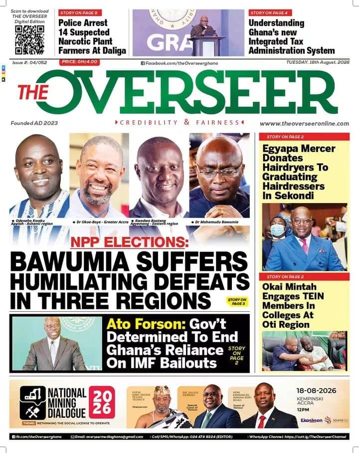 Newspaper Headlines - Tuesday, 18/08/26