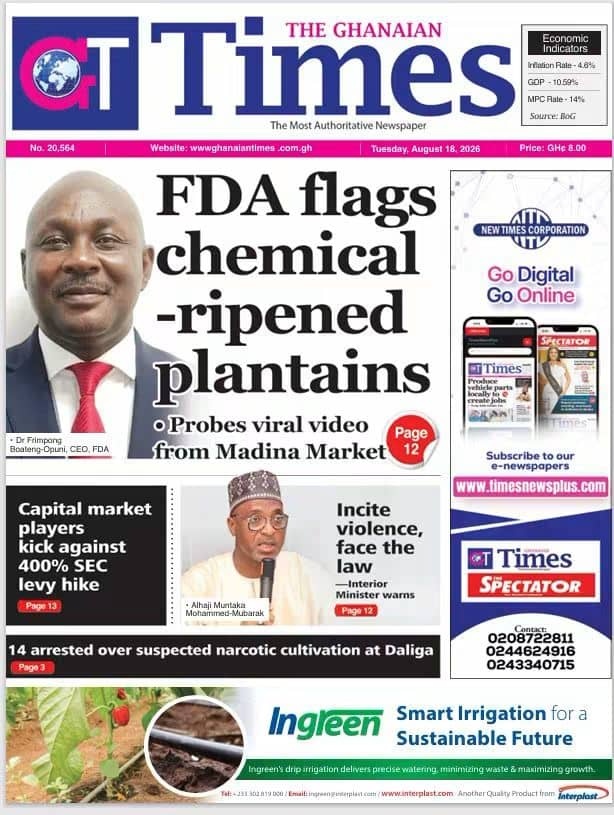 Newspaper Headlines - Tuesday, 18/08/26