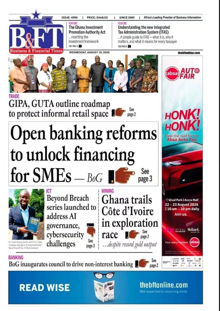 Newspaper Headlines - Wednesday, 19/08/26