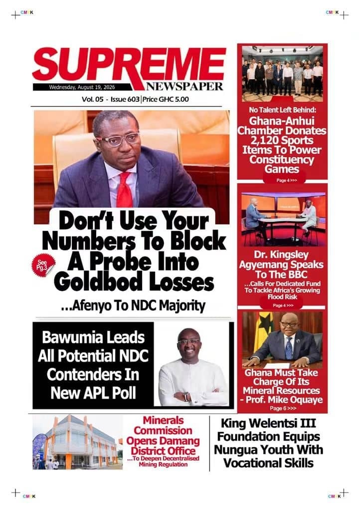 Newspaper Headlines - Wednesday, 19/08/26