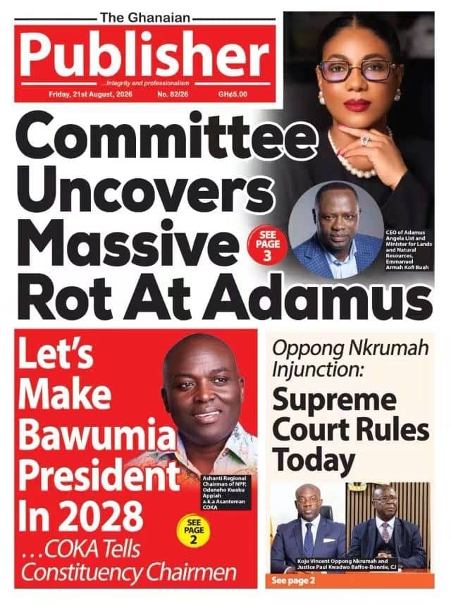 Newspaper Headlines - Friday, 21/08/26