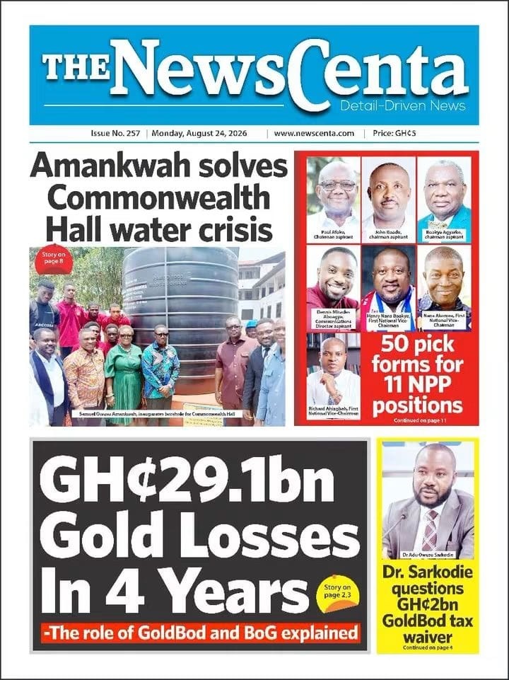 Newspaper Headlines - Monday, 24/08/26