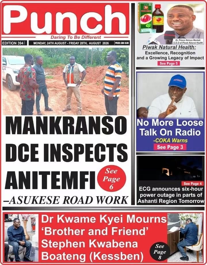 Newspaper Headlines - Monday, 24/08/26