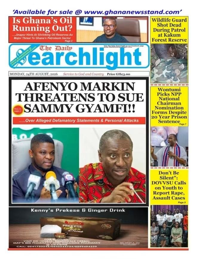Newspaper Headlines - Monday, 24/08/26