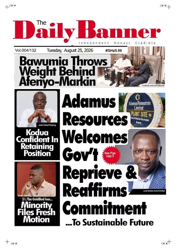 Newspaper Headlines - Tuesday, 25/08/26
