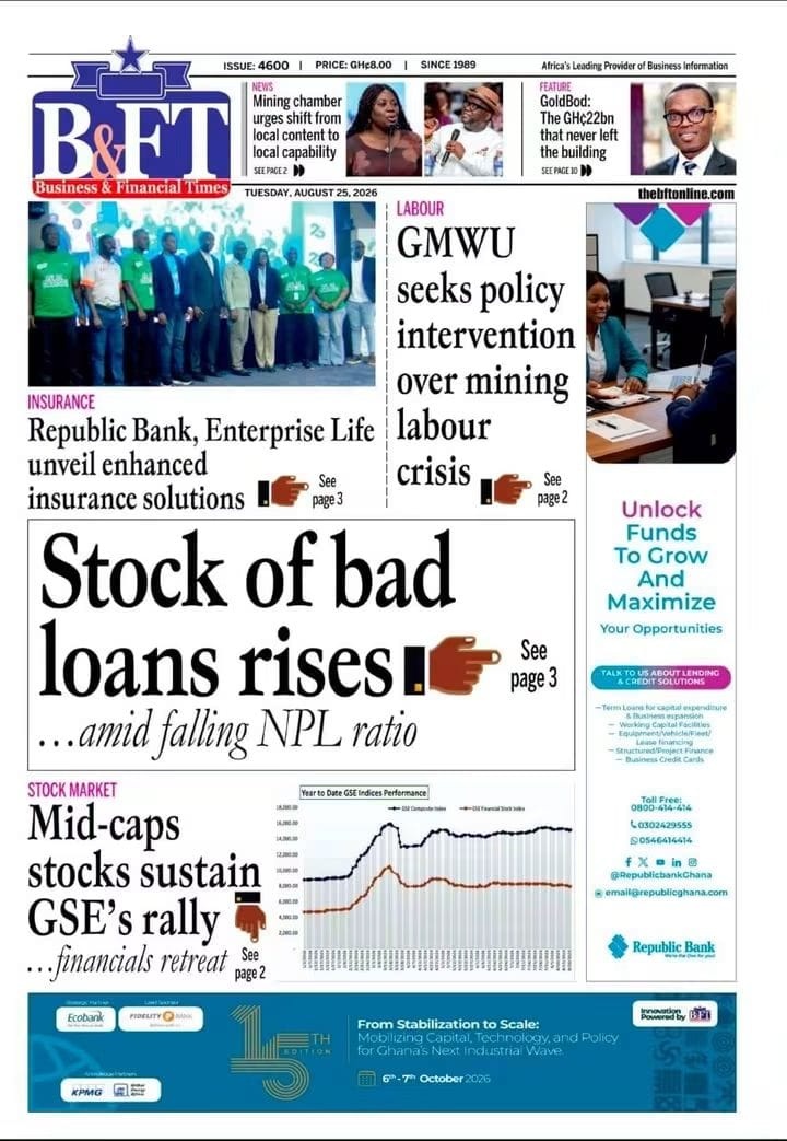 Newspaper Headlines - Tuesday, 25/08/26