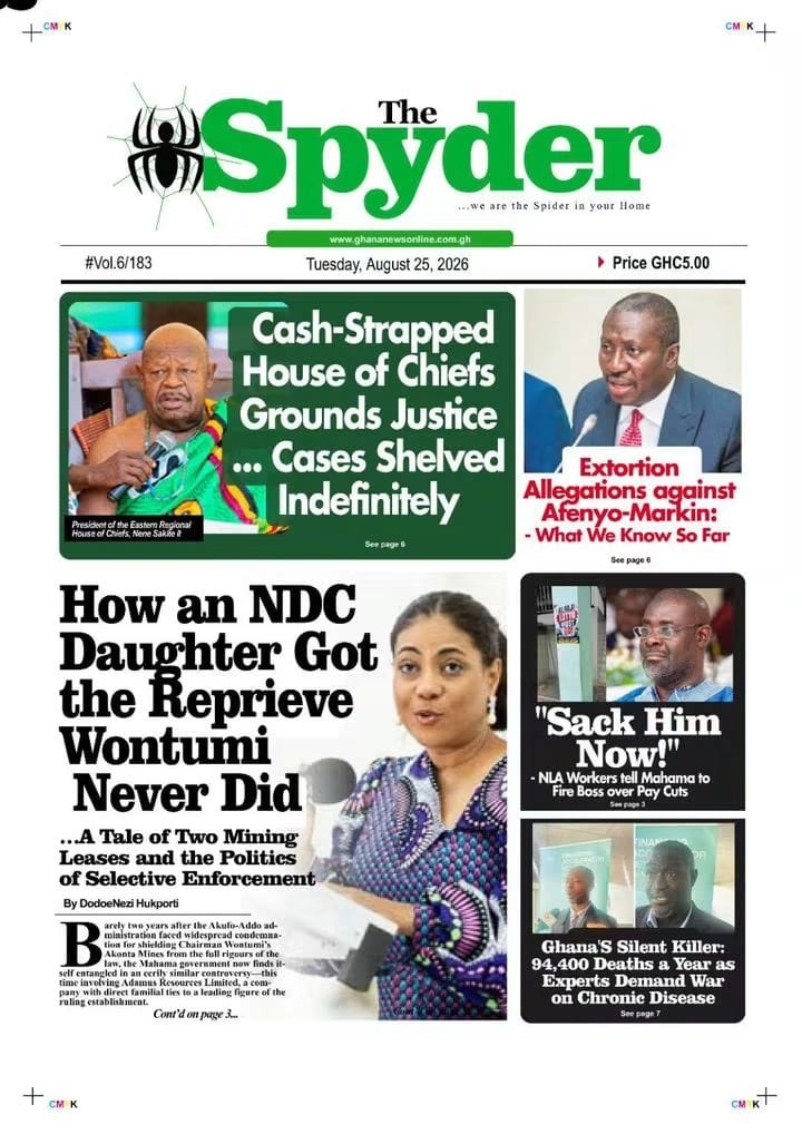 Newspaper Headlines - Tuesday, 25/08/26