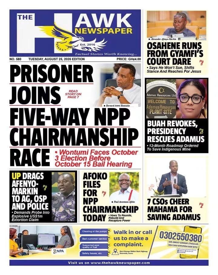 Newspaper Headlines - Tuesday, 25/08/26