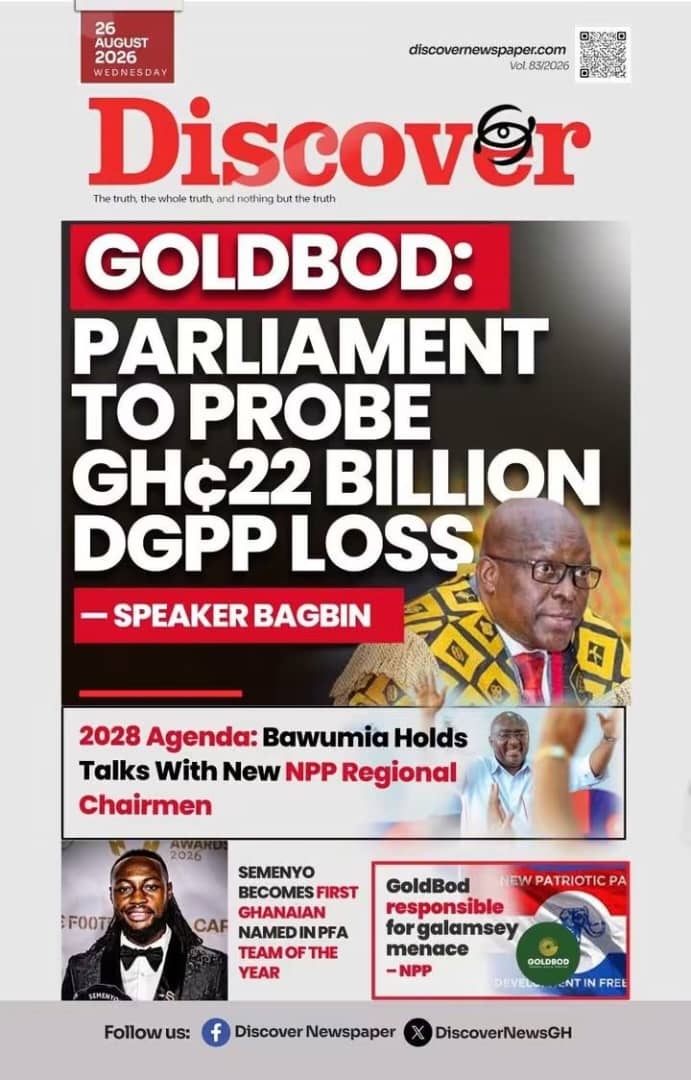 Newspaper Headlines - Wednesday, 26/08/26