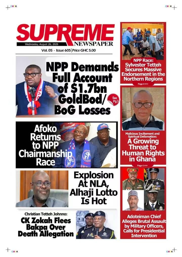 Newspaper Headlines - Wednesday, 26/08/26