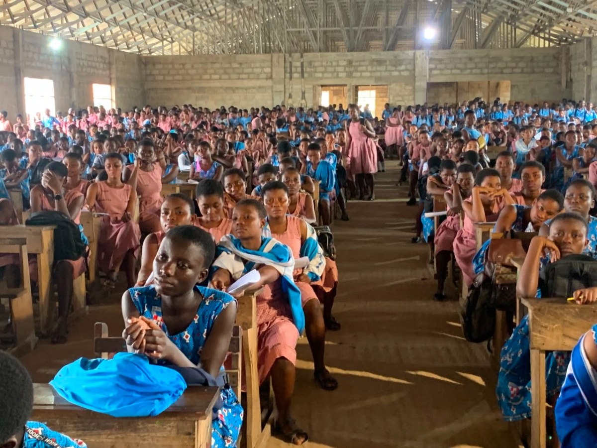 Students of Suhum PRESEC 