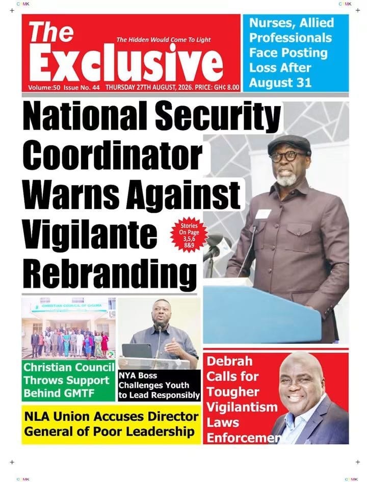 Newspaper Headlines - Wednesday, 27/08/26