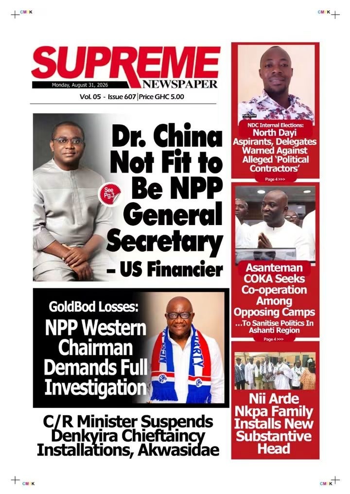 Newspaper Headlines - Monday,31/08/26