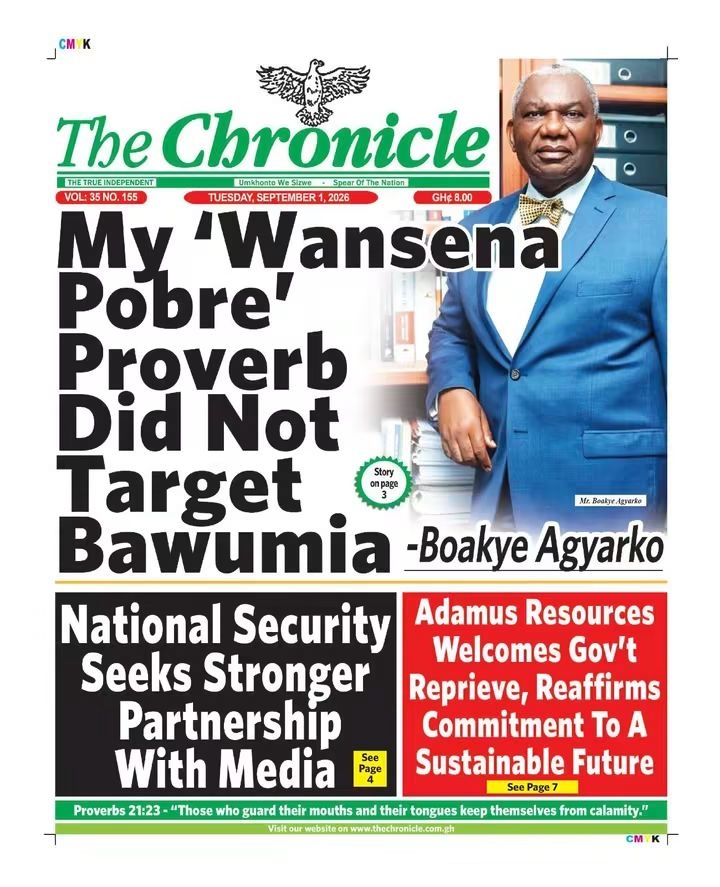 Newspaper Headlines - Tuesday, 01/09/26