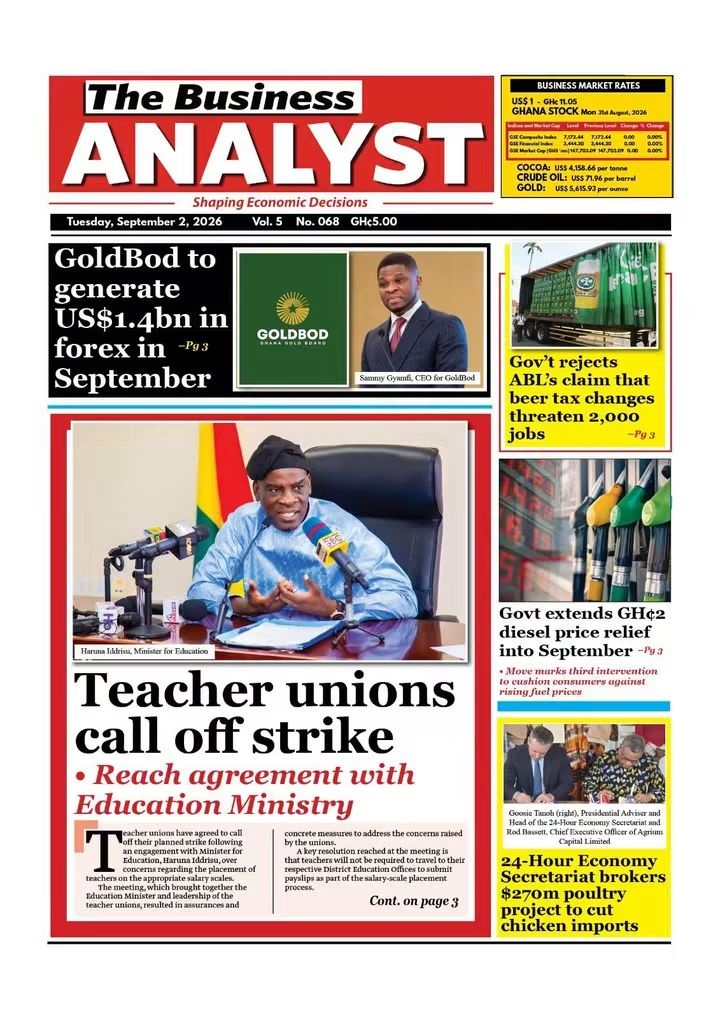 Newspaper Headlines - Tuesday, 01/09/26