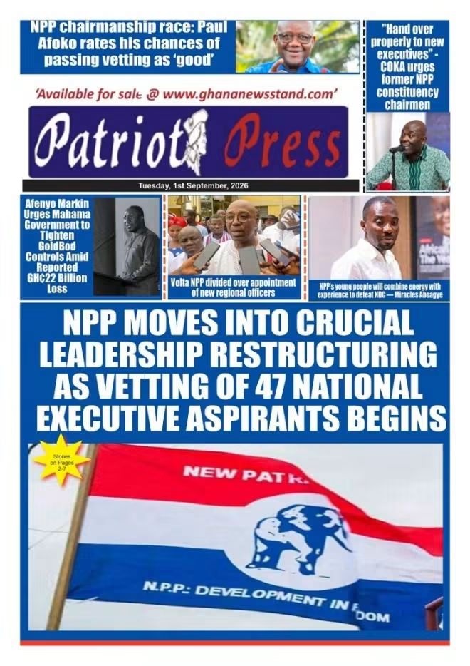 Newspaper Headlines - Tuesday, 01/09/26