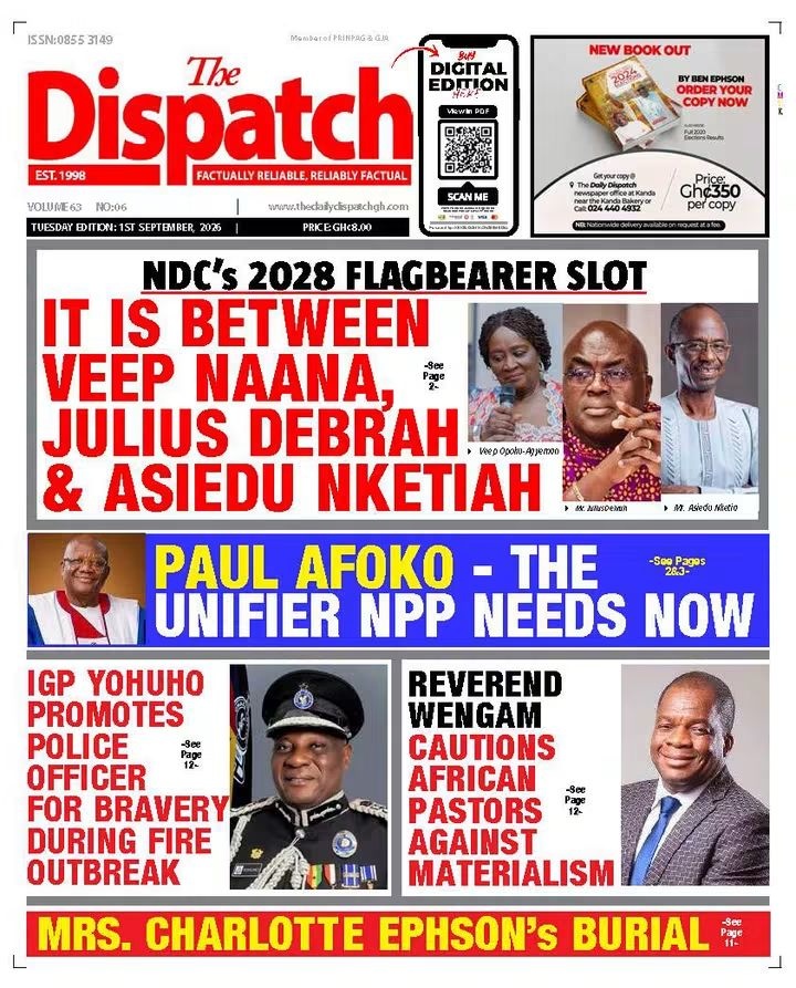 Newspaper Headlines - Tuesday, 01/09/26
