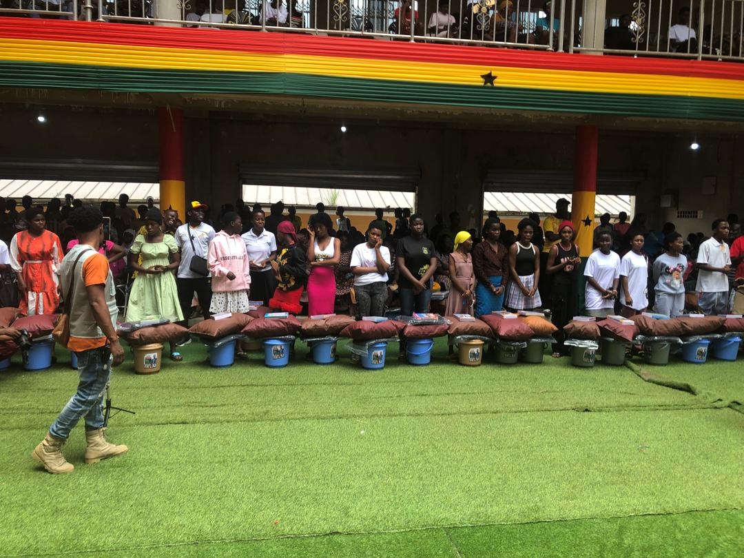 Birim North DCE supports 680 BECE candidates with school items
