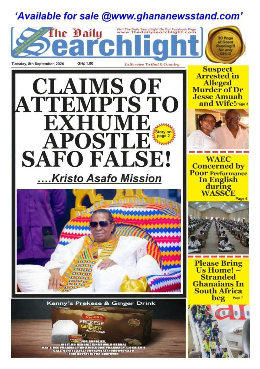 Newspaper Headlines - Tuesday, 08/09/26