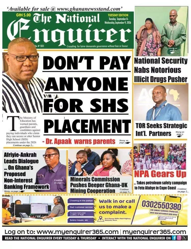 Newspaper Headlines - Tuesday, 08/09/26
