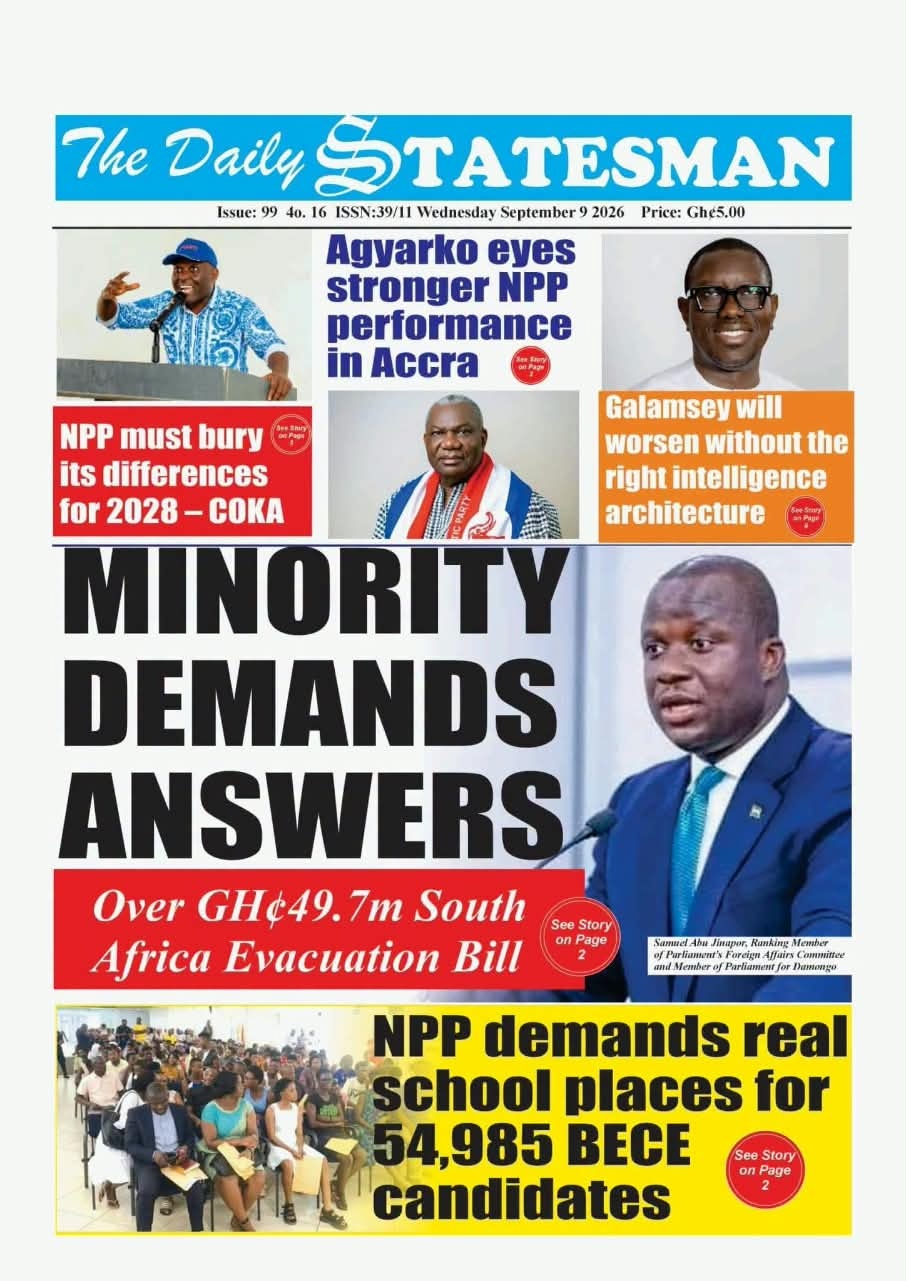 Newspaper Headlines - Wednesday, 09/09/26