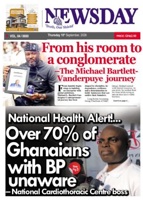 Newspaper Headlines - Thursday, 10/09/26